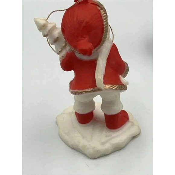 3-Vintage CHRISTMAS ORNAMENTS HONG KONG/Santa/Boy/Girl/Teddy Bear-Christmas Tree - Picture 10 of 12